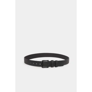 Defacto F7033AXBK27 Siyah Erkek Dikdörtgen Toka Suni Deri Günlük Kemer