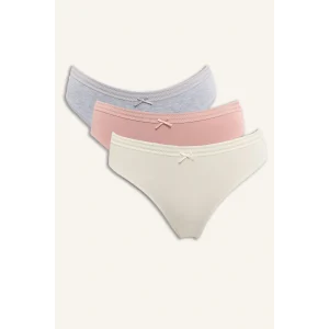 Defacto F0204AXBR86 Bordo 3lü Brief Külot