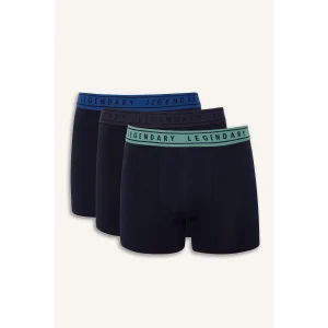 Defacto G4649AXNV135 Lacivert Regular Fit 3lü Boxer