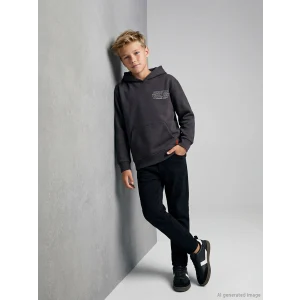 LCW Kids Siyah Super Skinny Fit Erkek Çocuk Jean Pantolon