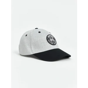 LCW ACCESSORIES Gri Baskılı Erkek Çocuk Kep Şapka