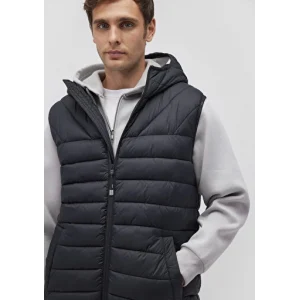 0110359-900 Kapüşonlu Siyah Şişme Yelek