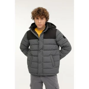 101438918 Lumberjack Ml Klaun 2Cmh2527-001 3Pr Antrasit Erkek Kısa Kaban Antrasit