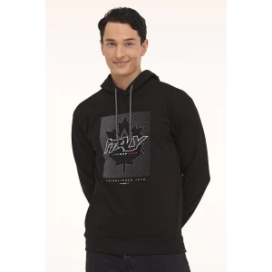 101890982 ML RENATO 17SD1047 4PR Siyah Erkek Sweatshirt