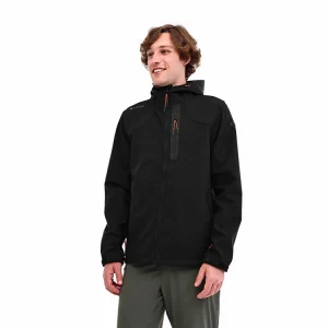 102024254 Lumberjack Softshell New Trend Erkek Siyah Kapüşonlu Ceket 102024254