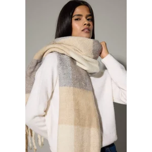 Defacto F3431AXGR2 Gri Kadın Atkı