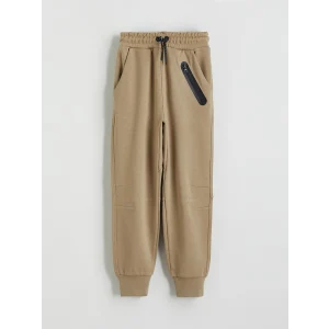 LCW Kids Bej Beli Lastikli Erkek Çocuk Jogger Eşofman Altı
