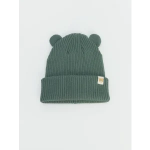 LCW baby Haki Kulak Detaylı Erkek Bebek Bere