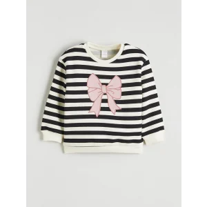 LCW baby Ekru Uzun Kollu Kız Bebek Sweatshirt