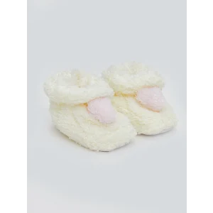 LCW STEPS Ekru Kız Bebek Ev Botu Panduf