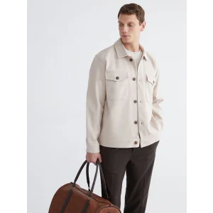 LCW Vision Bej Regular Fit Kaşe Erkek Gömlek Ceket