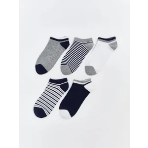 LCW Kids Karışık Çizgili Erkek Çocuk Patik Çorap 5li
