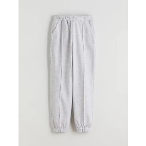 LCW Kids Gri Beli Lastikli Kız Çocuk Jogger Eşofman Altı