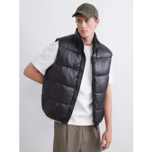 XSIDE Siyah Dik Yaka Erkek Şişme Yelek