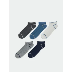 LCW ACCESSORIES Karışık Çizgili Erkek Patik Çorap 5li