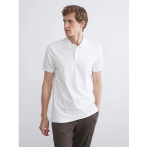 LCWAIKIKI Classic Ekru Polo Yaka Erkek Tişört