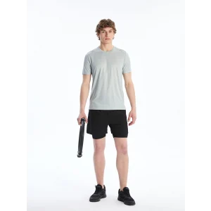 XSIDE ACTIVE Siyah Standart Kalıp Erkek Taytlı Şort