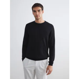 SOUTHBLUE Siyah Bisiklet Yaka Erkek Triko Kazak