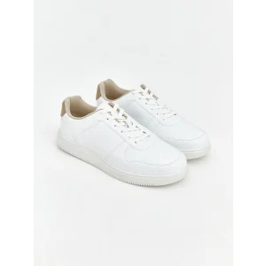 LCW STEPS Beyaz Deri Görünümlü Erkek Spor Ayakkabı