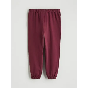 LCW baby Bordo Beli Lastikli Erkek Bebek Jogger Eşofman Altı