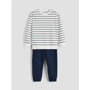 LCW Kids Lacivert Bisiklet Yaka Erkek Çocuk Sweatshirt ve Eşofman Alt