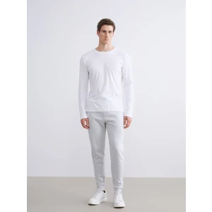 LCWAIKIKI Classic Gri Kalın Erkek Jogger Eşofman Altı