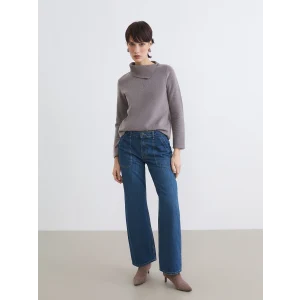 LCW Jeans İndigo Wideleg Kadın Jean Pantolon