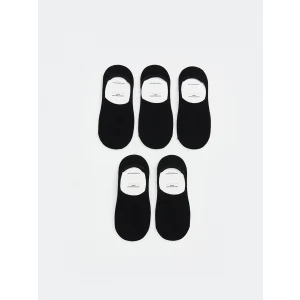 LCW ACCESSORIES Siyah Bambu Erkek Babet Çorap 5li