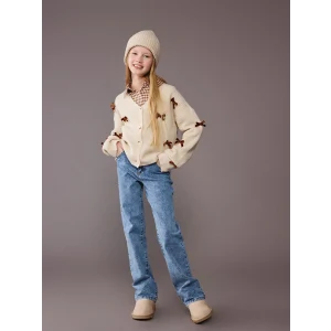 LCW Kids Mavi Slim Fit Kız Çocuk Jean Pantolon