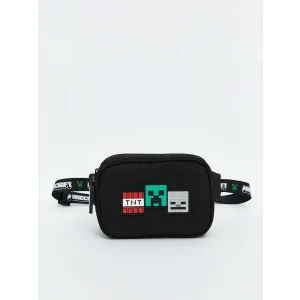 LCW ACCESSORIES Siyah Minecraft Baskılı Erkek Çocuk Bel Çantası