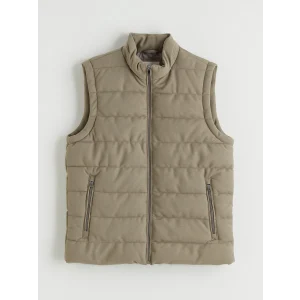 LCW Vision Yeşil Slim Fit Dik Yaka Erkek Şişme Yelek