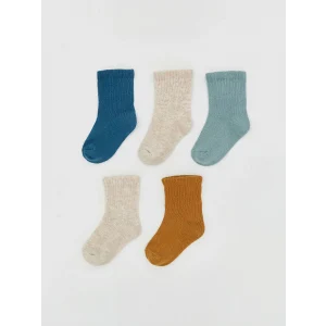 LCW baby Petrol Basic Erkek Çocuk Soket Çorap 5li