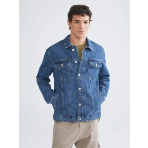 LCW Jeans İndigo Standart Kalıp Erkek Jean Ceket