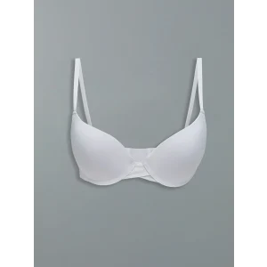 LCW DREAM Beyaz Balenli Dolgusuz Düz Tişört Sütyen