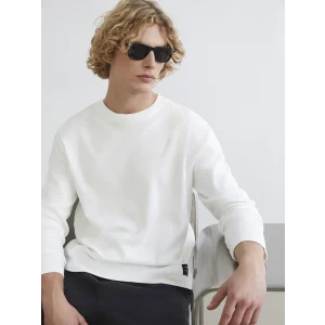 XSIDE Ekru Bisiklet Yaka Erkek Sweatshirt