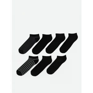 LCW ACCESSORIES Karışık Çizgili Erkek Patik Çorap 7li