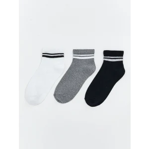 LCW Kids Karışık Çizgili Erkek Çocuk Soket Çorap 3lü