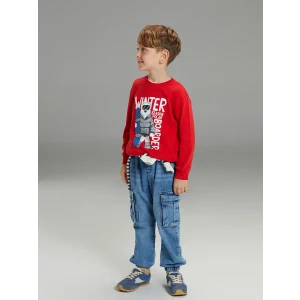 LCW Kids İndigo Beli Lastikli Erkek Çocuk Jogger Jean Pantolon