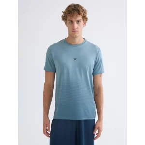 XSIDE ACTIVE Siyah Bisiklet Yaka Erkek Spor Tişört