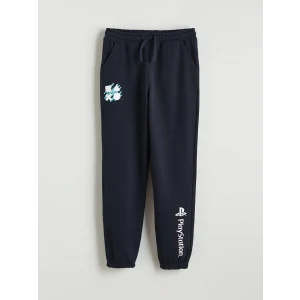 LCW Kids Antrasit PlayStation Baskılı Erkek Çocuk Kalın Jogger Eşofman Altı