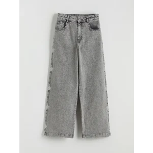 LCW Kids Karışık Wideleg Kız Çocuk Jean Pantolon