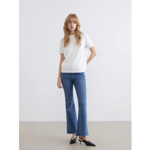 LCW Jeans İndigo Flare Kadın Jean Pantolon