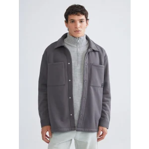 XSIDE Antrasit Rahat Kalıp Erkek Gömlek Ceket