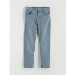 LCW Kids Gri Slim Fit Erkek Çocuk Jean Pantolon