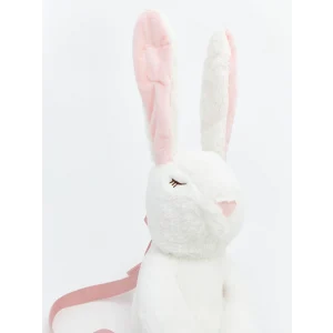 LCW ACCESSORIES Ekru Hareketli Kulaklı Kız Çocuk Sırt Çantası