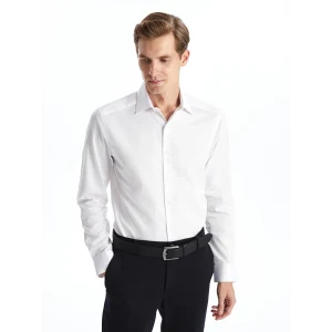 LCW BUSINESS Beyaz Slim Fit Uzun Kollu Erkek Gömlek