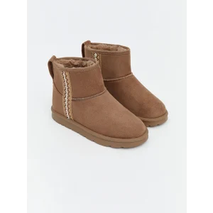 LCW STEPS Bej Kız Çocuk Süet Bot