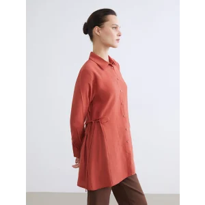 LCWAIKIKI Classic Kahverengi Kadın Gömlek Tunik