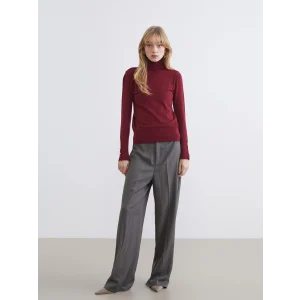 LCW Vision Antrasit Dar Fit Geniş Paça Kadın Pantolon