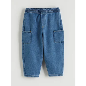 LCW baby İndigo Loose Fit Erkek Bebek Jean Pantolon